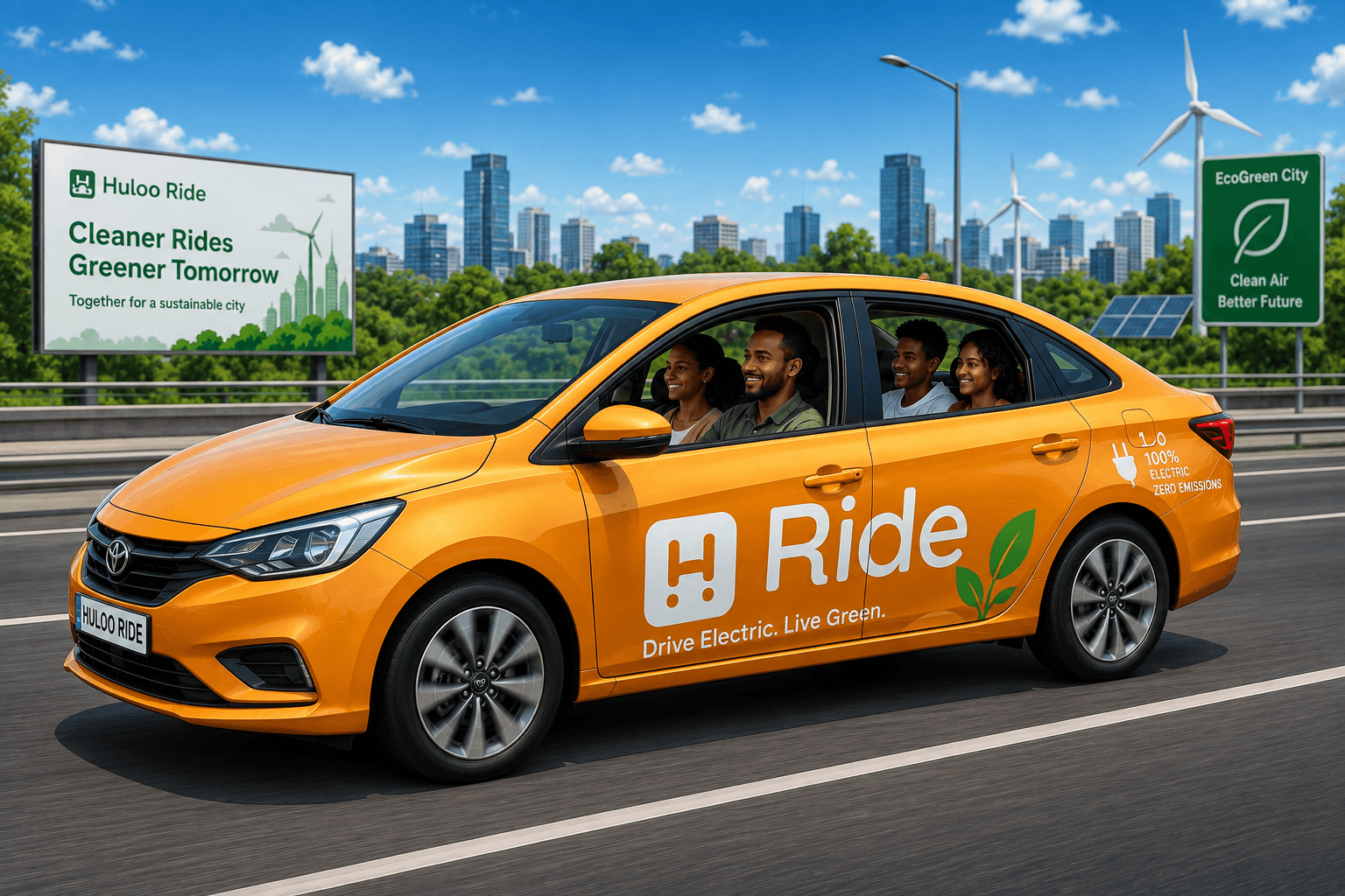 Huloo Ride car